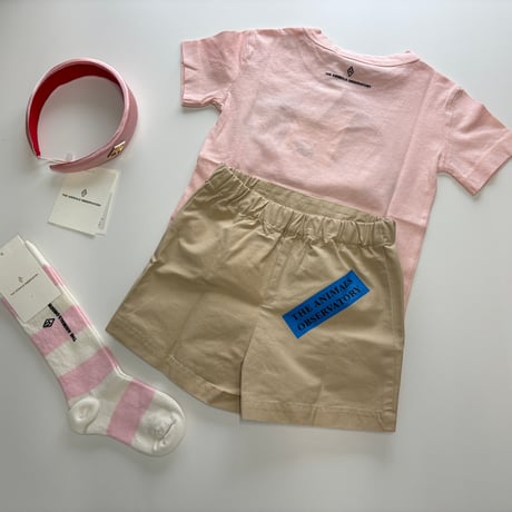 【The Animals Observatory】 SOCKS - RAW WHITE