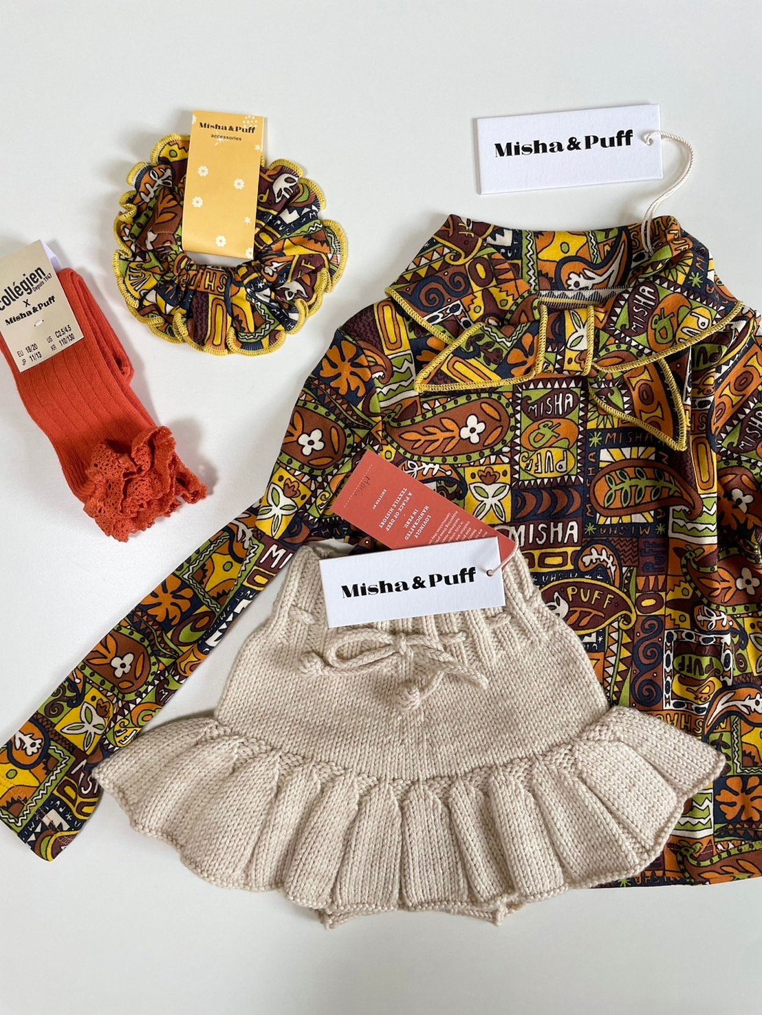 Misha&Puff】Scout Top -180 Fox Groovy Paisley 