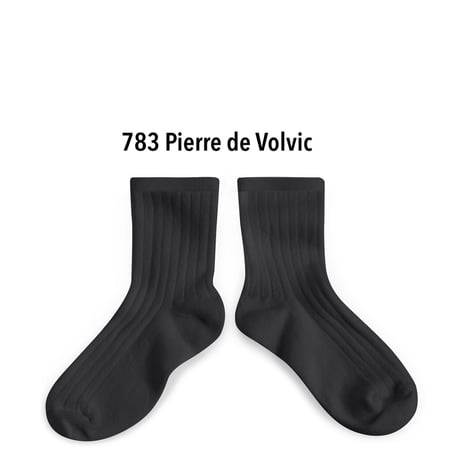 【collegien】3450 La Mini - Ribbed Ankle Socks