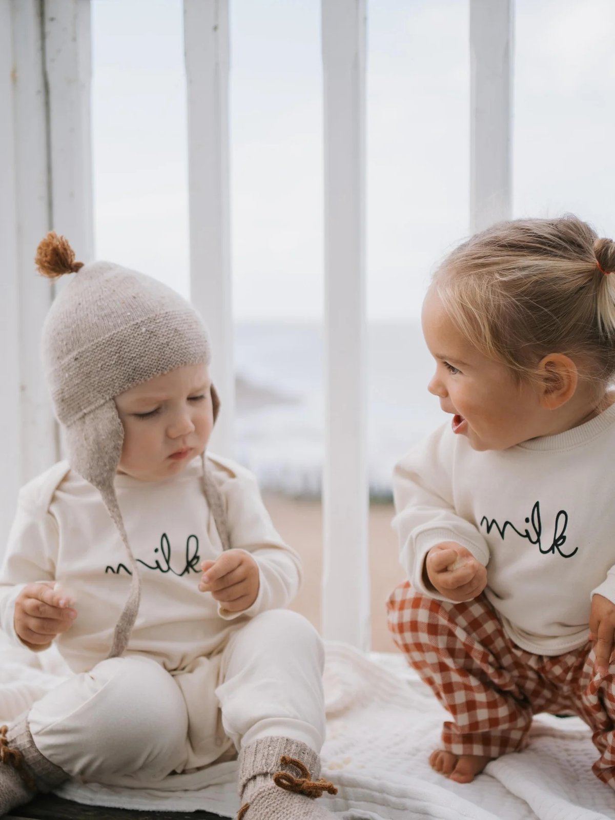 organic zoo】 Undyed Milk Playsuit | MIK & CO