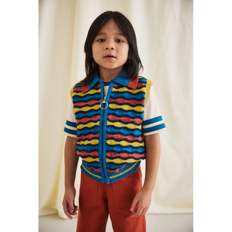 【Misha&Puff】Benny Gilet/ Prussian Blue（5y）