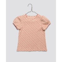【 little cotton clothes 】Pointelle T-shirt in Tulip Floral