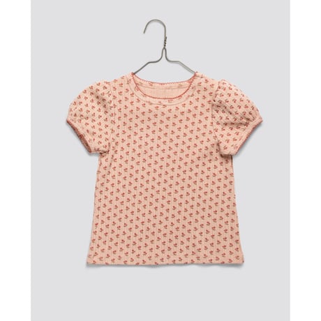 【 little cotton clothes 】Pointelle T-shirt in Tulip Floral