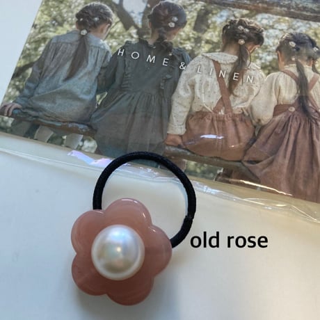 【HOME & LINEN】 Flower - Hair elastic