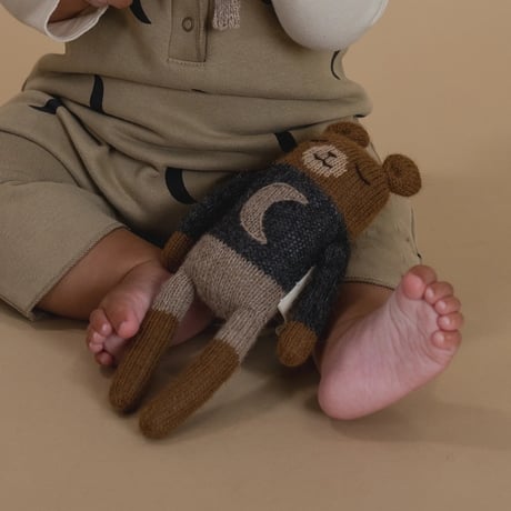 【organic zoo】 Teddy Soft Toy - Midnight