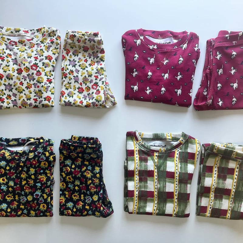 Misha&Puff】Pajama Set - MNPP1162-340 Leaf Wate