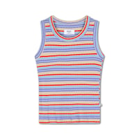 【Repose AMS】 slim singlet-multi stripe