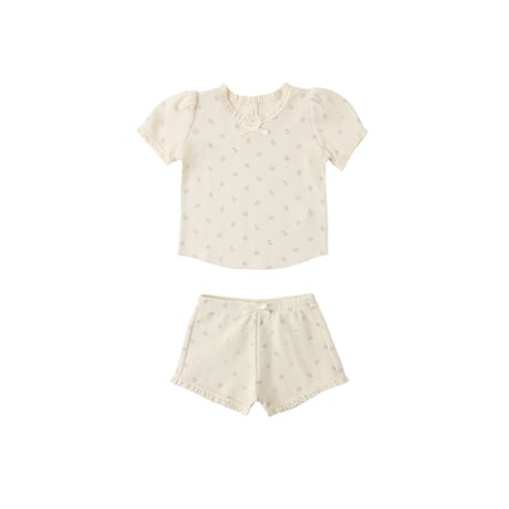 【Quincy Mae】RUBY SET || MAUVE DITSY
