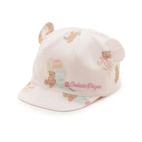 【 gelato pique 】 PBGH262528 BABYｱｲｽｸﾘｰﾑﾍﾞｱ柄ｷｬｯﾌﾟ PNK