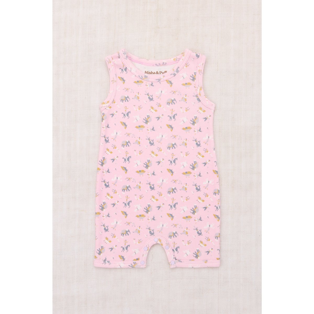 misha and puff circus柄ロンパース　18-24m Misha&Puff】BABY TANK ROMPER (AURA CIRCUS) | MI