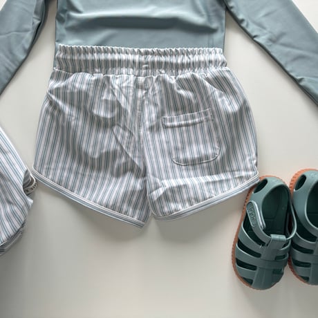 【 Jamie kay 】 JKGP262106 ｽｲﾑｼｮｰﾄﾊﾟﾝﾂVariegated Stripe Cenote （size 80~100）