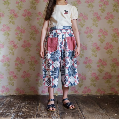 【 little cotton clothes 】Molly Trousers Patchwork Floral