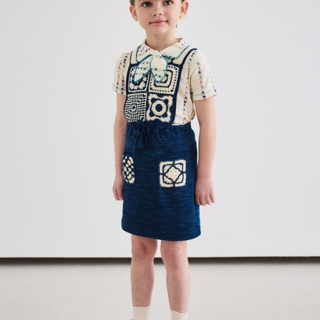 【Misha&Puff】Crochet Afghan Pinafore/ Celestial