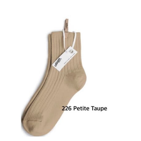 【collegien】3450 La Mini - Ribbed Ankle Socks