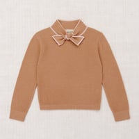 【Misha&Puff】Bow Scout Sweater - Rose Gold