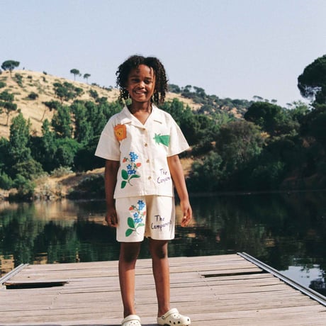 【The Campamento】 Drawings Ecru Shorts - ECRU