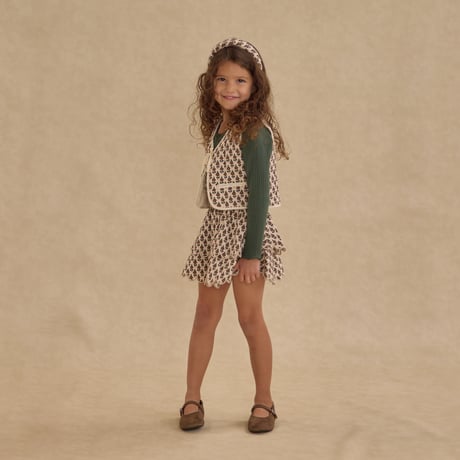 【 Rylee + Cru 】ROSE MINI SKIRT || HARVEST FLORAL