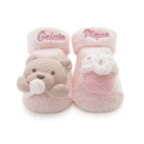 【 gelato pique 】 PBGS262416 BABYｽﾑｱｲｽｸﾘｰﾑﾍﾞｱｿｯｸｽ（7~9cm） PNK