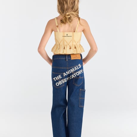 【The Animals Observatory】 QUAIL KID TOP - SOFTBROWN