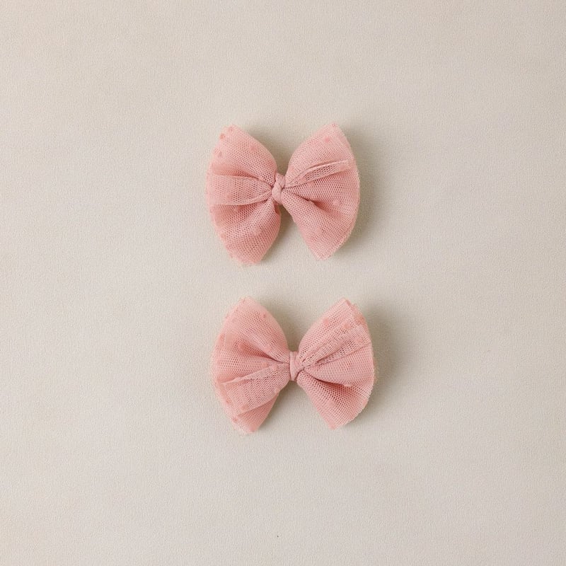 NORALEE 】FLUTTER TULLE CLIPS | PINK | MIK & CO