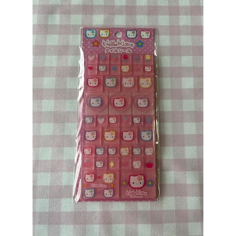 【Sanrio】NIC タイルシール〈ハローキティ 90s〉KT19-03 カオハナ