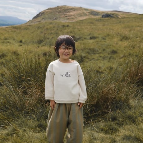 【organic zoo】 Milk Sweatshirt Undyed
