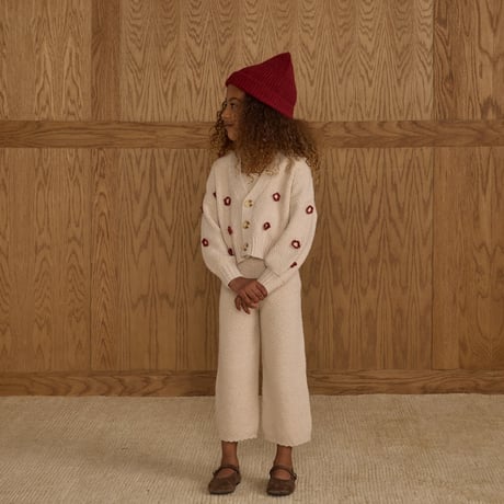 【 Rylee + Cru 】   BOXY CROP CARDIGAN || RUBY DAISY
