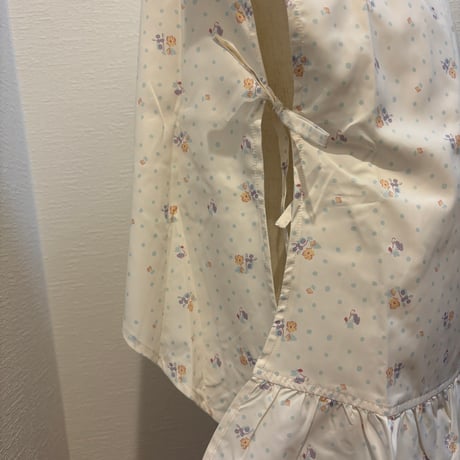 【mik＋】Original Tunic Apron - Floral - White（S/M/L）