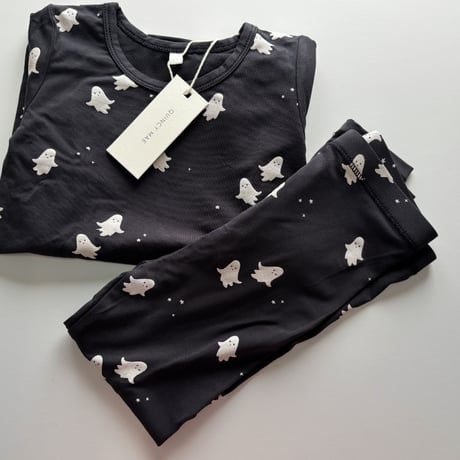 【Quincy Mae】BAMBOO PAJAMA SET ||  GHOSTS