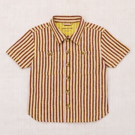 【Misha&Puff】DIRECTOR'S SHIRT (COLA PAINTERLY STRIPE)