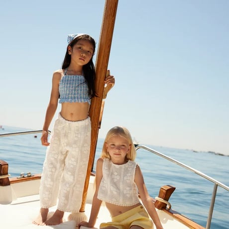 【Bebe Organic】Inez Pants - Dreamy Natural Blooms