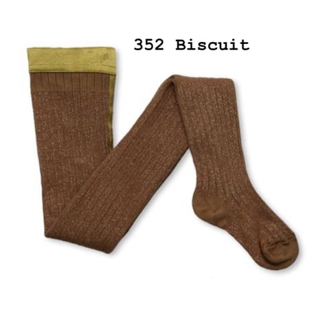 【 Collegien 】6990  Amélie - Glitter Ribbed Tights
