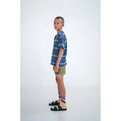 Drop1【Repose AMS】 3 pack socks-stripe