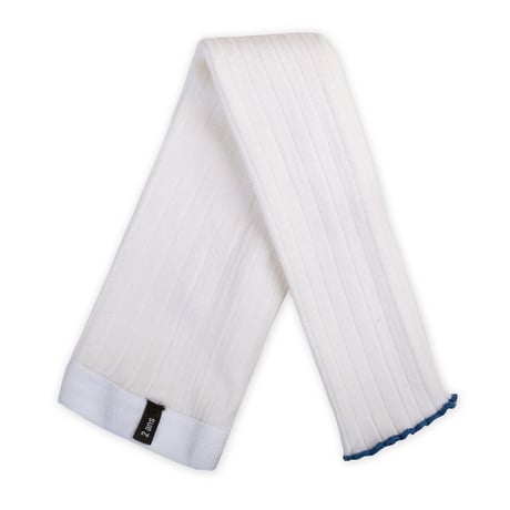 【 Collegien 】5985 Severine - Lettuce-trim Ribbed Footless Tights