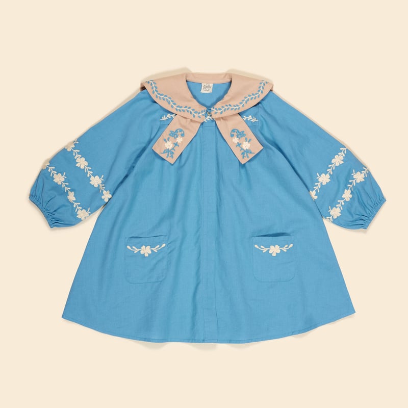 Apolina 】MAGGIE SAILOR DRESS - NORDIC BLUE |
