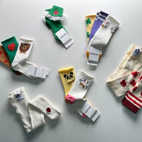 【 MINI RODINI 】Clover 1-pack tights beige