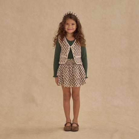 【 Rylee + Cru 】ROSE MINI SKIRT || HARVEST FLORAL