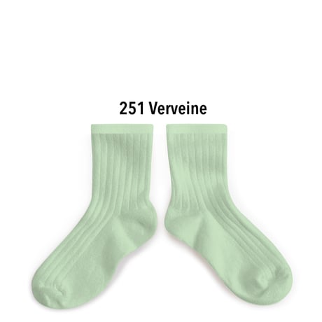 【collegien】3450 La Mini - Ribbed Ankle Socks