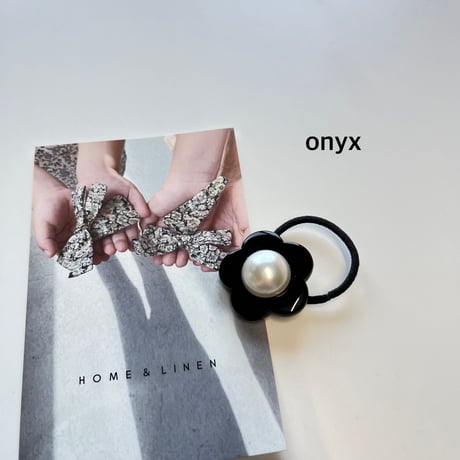 【HOME & LINEN】 Flower - Hair elastic