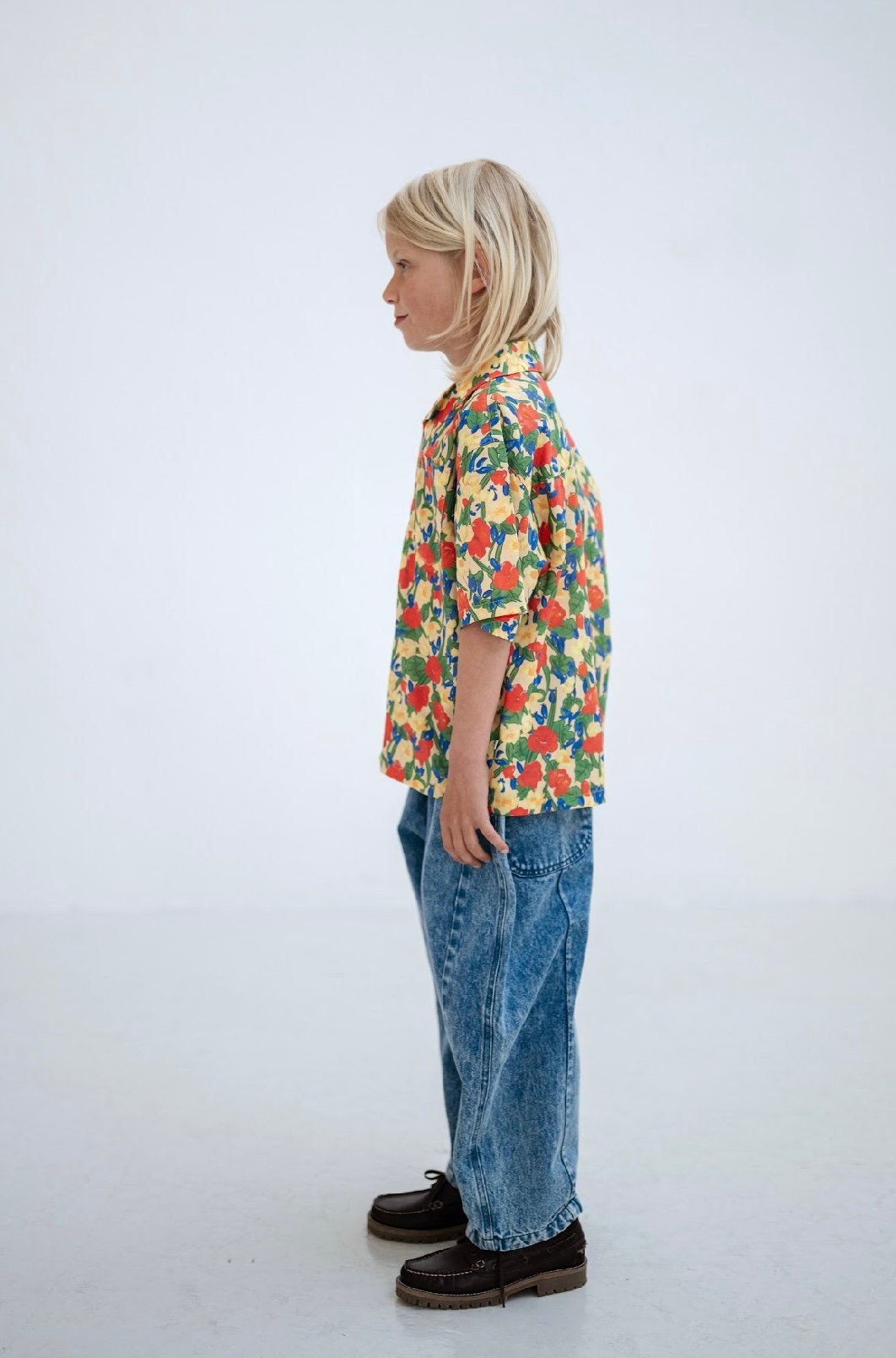 Drop1【Repose AMS】 wide pant-acid blue | MIK & CO