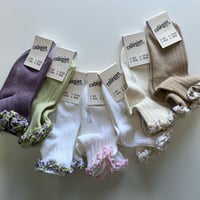 【 Collegien × mik&co 】Rococo frill ankle socks