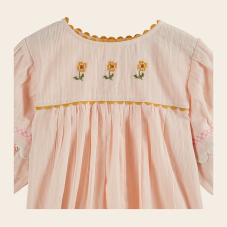 【Emile et Ida】 EMBROIDERED BLOUSE - COQUILLAGE