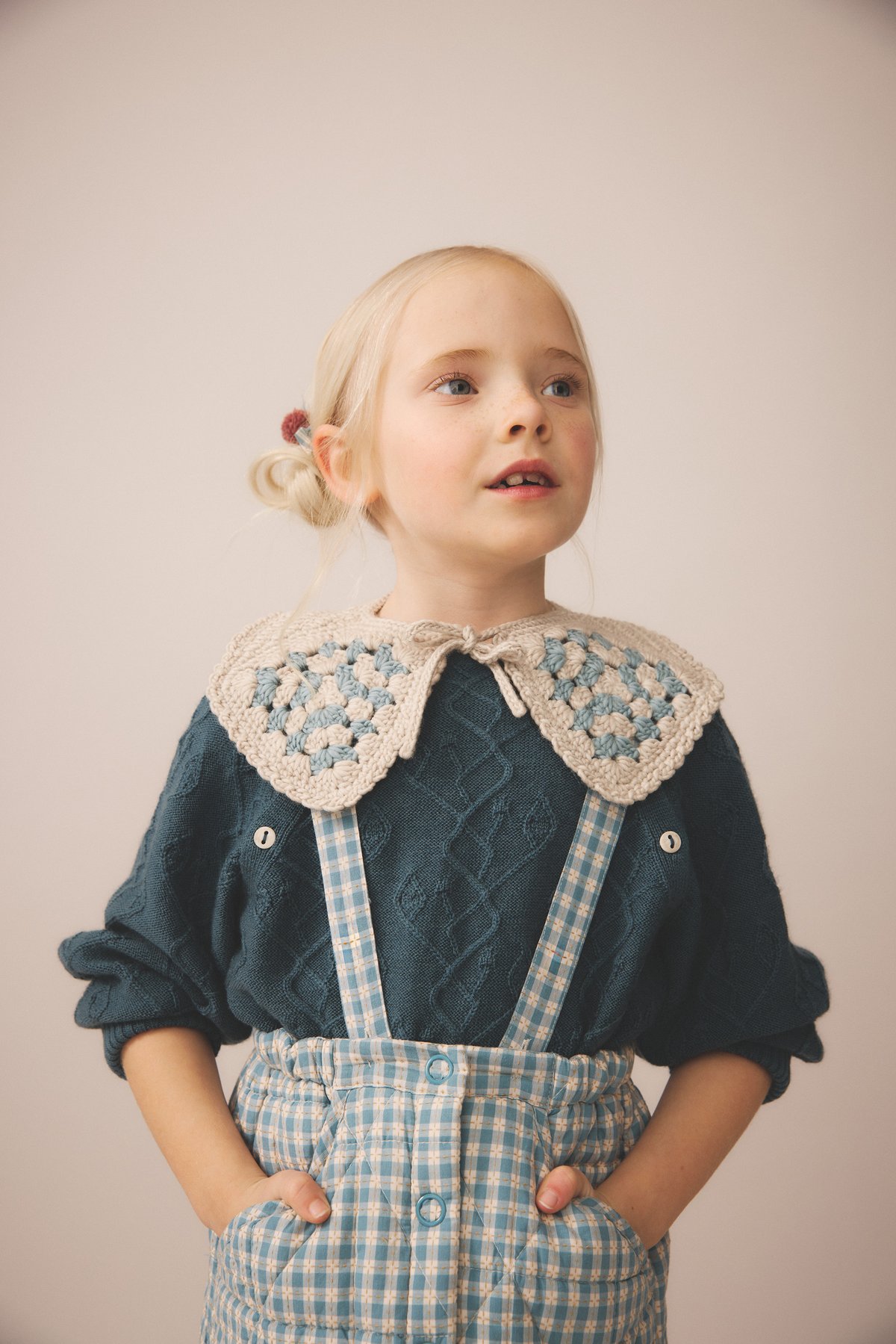 last 1【 SOOR PLOOM 】Harlyn Pinafore, Gingham, O