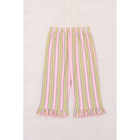 【Misha&Puff】 RUFFLE PEDAL PUSHER (AURA VAQUERO STRIPE) (2y,4y,6y,10y)