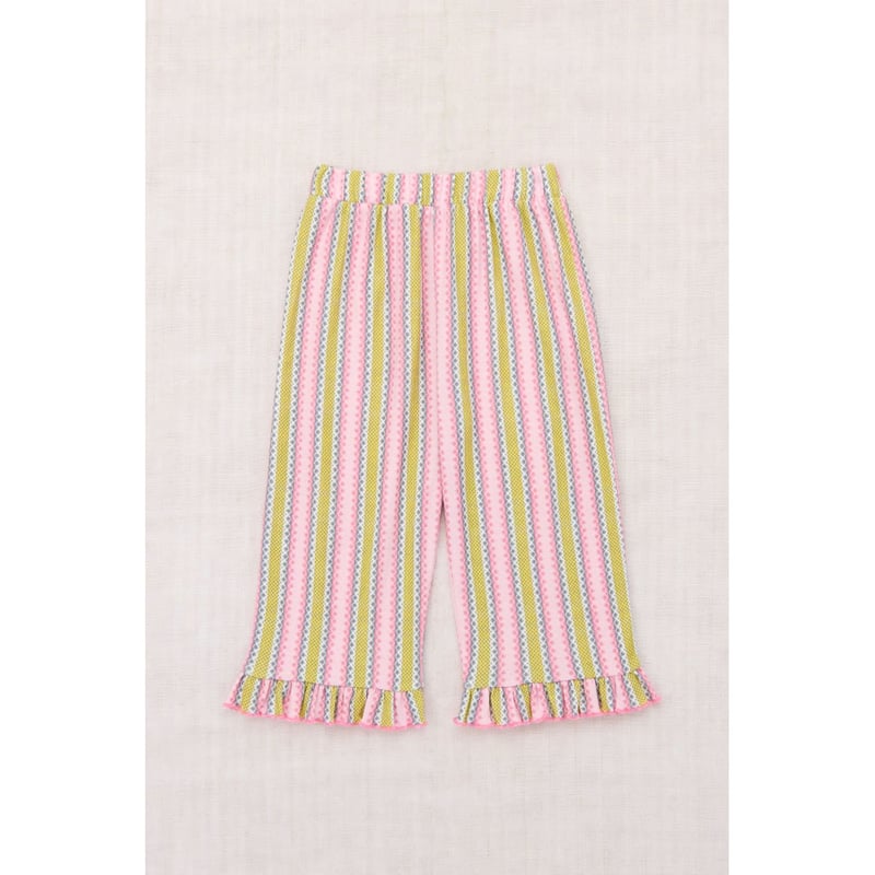 ボトムス Misha&Puff RUFFLE PEDAL PUSHER PANTS 3Y Misha&Puff】 RUFFLE PEDAL PUSHER (AURA VAQUERO
