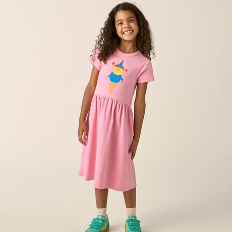 【The Campamento＆Zoey Kim】Ice Cream  Dress- PINK
