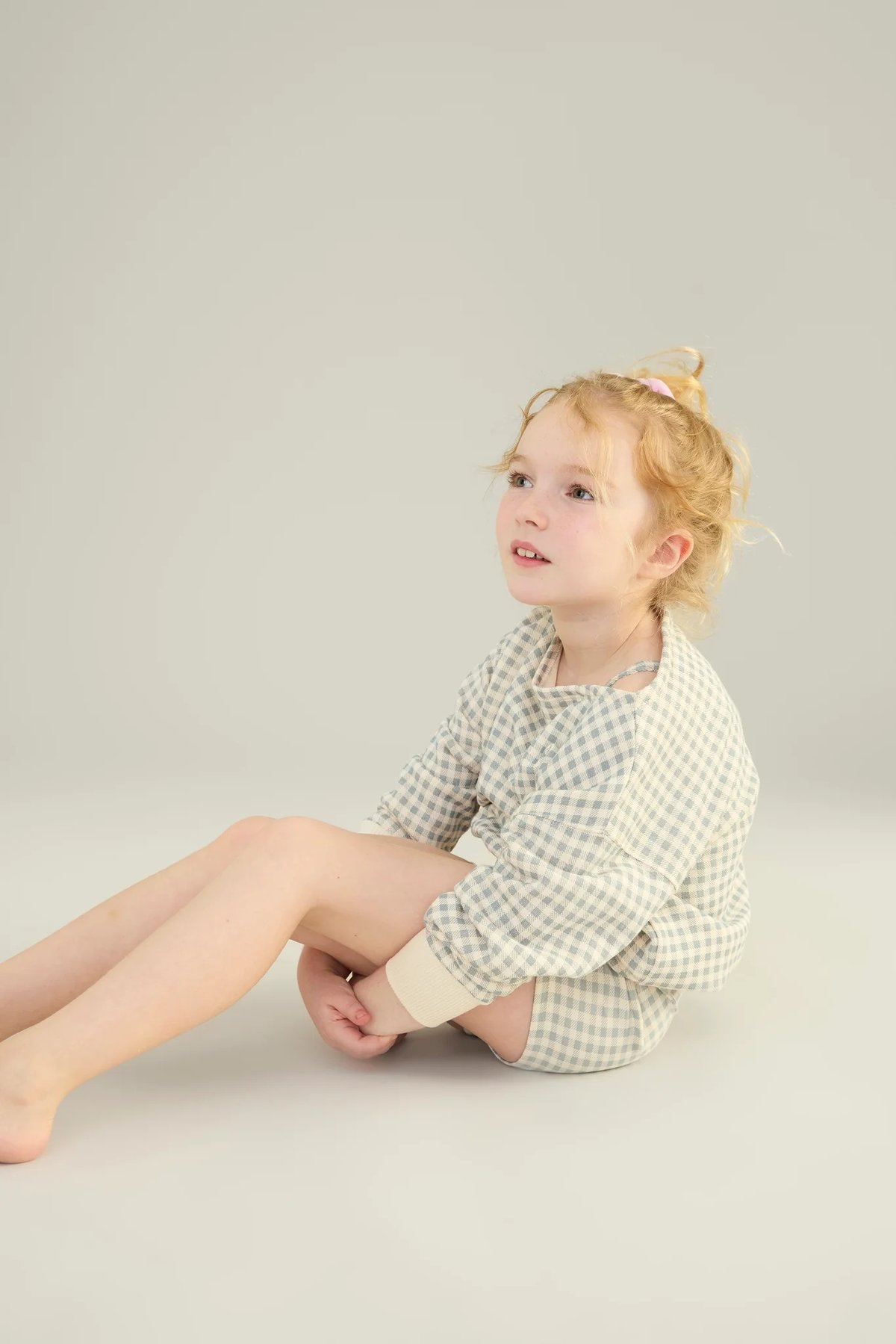 SOOR PLOOM 】Shortie, Gingham Print, Azul | MI