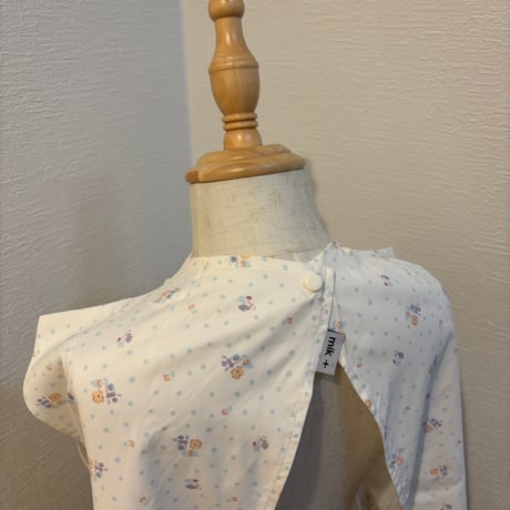 【mik＋】Original Tunic Apron - Floral - White（S/M/L）