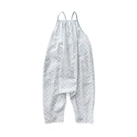 last 1【 SOOR PLOOM 】 INES ROMPER, FLOWER PRESS PRINT,AZUL