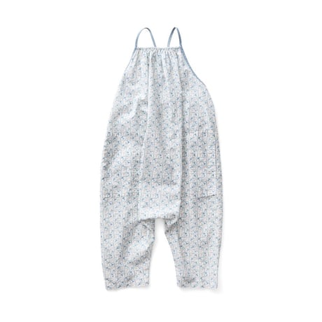 【 SOOR PLOOM 】 INES ROMPER, FLOWER PRESS PRINT,
AZUL